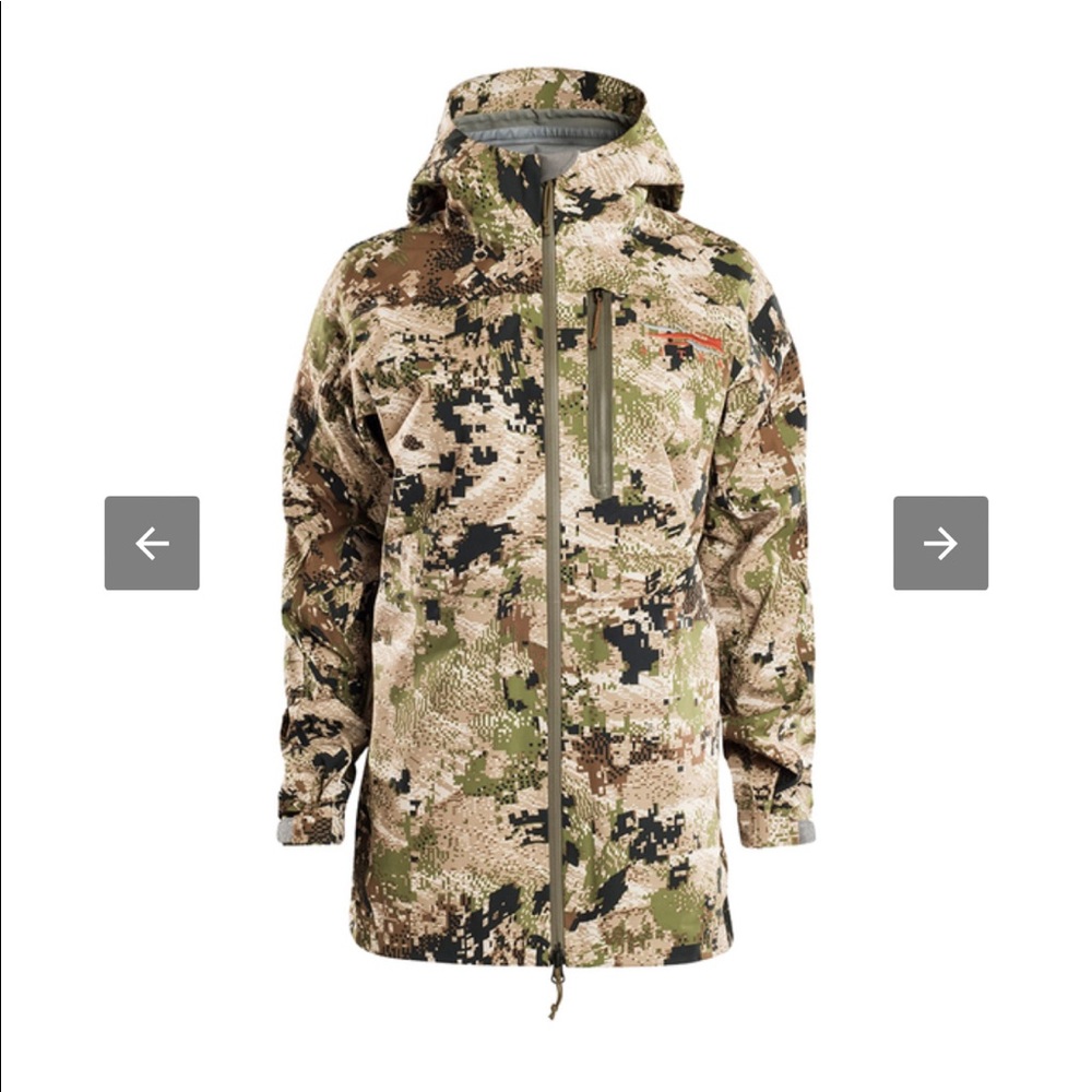 Womens Camo Rain Jacket